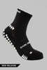 Grip Running Socks Quarter Length - Black - Gain The Edge Official