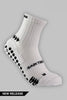 Grip Running Socks Quarter Length - White - Gain The Edge Official