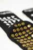 LIMITED EDITION GRIP SOCKS 2.0 - Black & Gold Grip - Gain The Edge Official