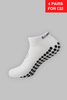 Ankle Grip Socks - White - Gain The Edge Official